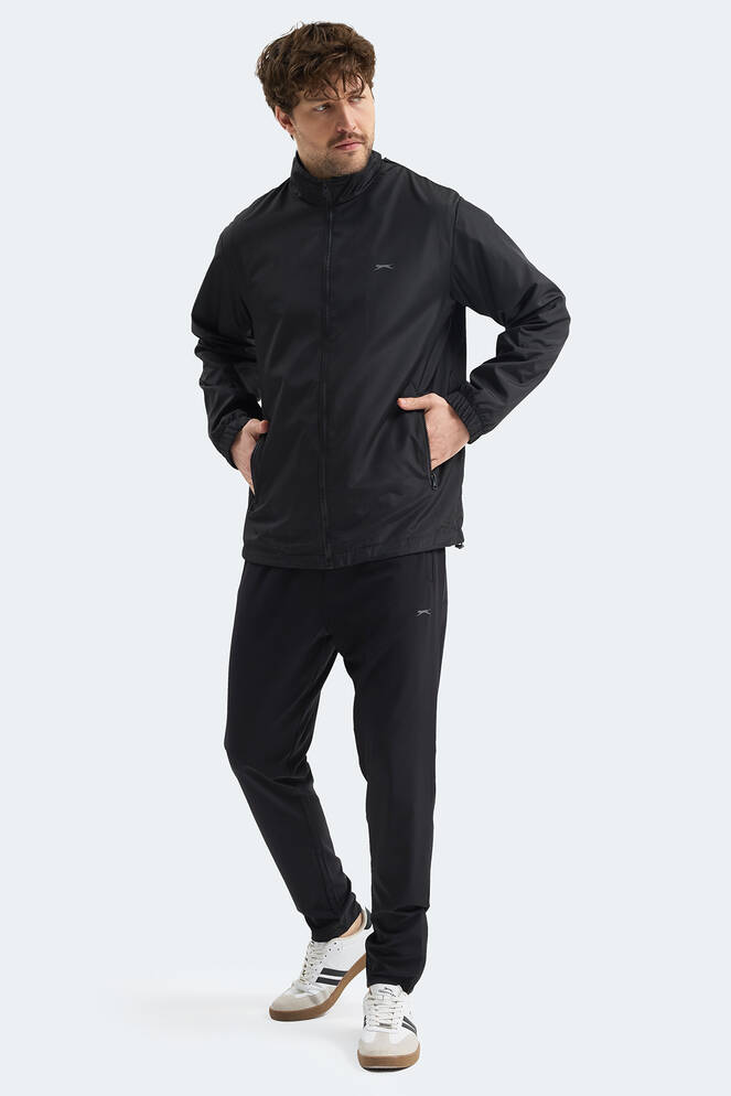 Slazenger RAREN Erkek Yağmurluk Siyah