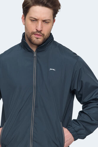 Slazenger RAREN Men's Raincoat Petrol - Thumbnail