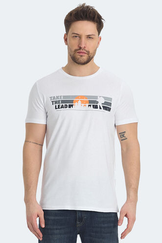 Slazenger - Slazenger RASA Erkek Tişört Beyaz