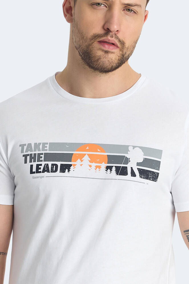 Slazenger RASA Erkek Tişört Beyaz