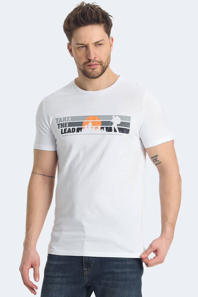 Slazenger RASA Erkek Tişört Beyaz