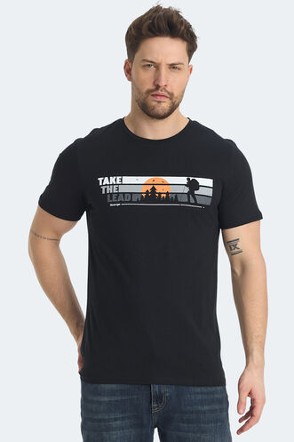 Slazenger - Slazenger RASA Erkek Tişört Siyah