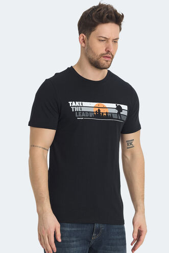 Slazenger RASA Erkek Tişört Siyah - Thumbnail