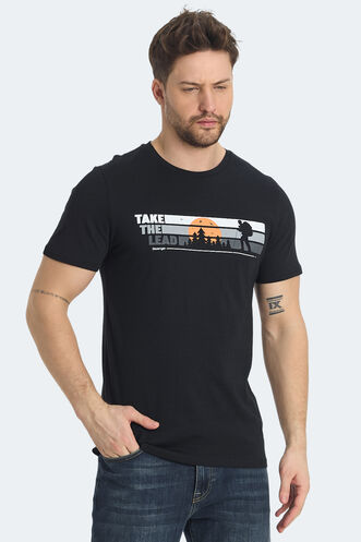 Slazenger RASA Erkek Tişört Siyah - Thumbnail