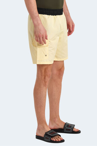 Slazenger RASMUS IN Erkek Cepli Deniz Şortu Sarı Mayo - Thumbnail