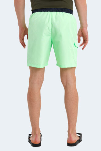 Slazenger RASMUS IN Erkek Cepli Deniz Şortu Yeşil Mayo - Thumbnail