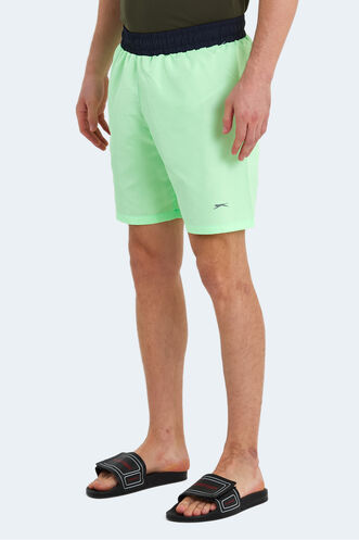 Slazenger RASMUS IN Erkek Cepli Deniz Şortu Yeşil Mayo - Thumbnail