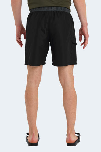 Slazenger RASMUS Men's Swim Shorts Black - Dark Grey - Thumbnail