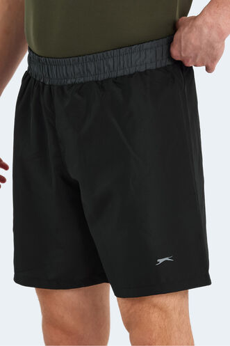Slazenger RASMUS Men's Swim Shorts Black - Dark Grey - Thumbnail
