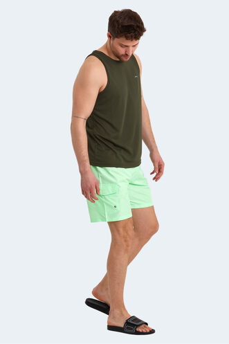Slazenger RASMUS Men's Swim Shorts Green - Thumbnail