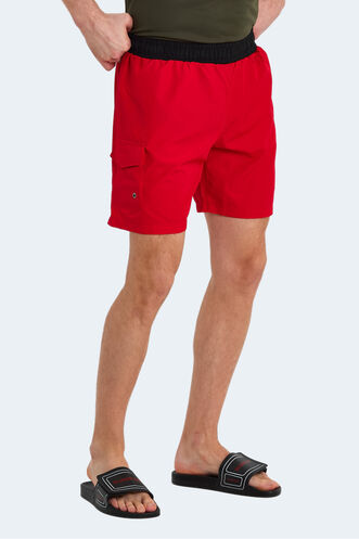 Slazenger RASMUS Men's Swim Shorts Red - Thumbnail