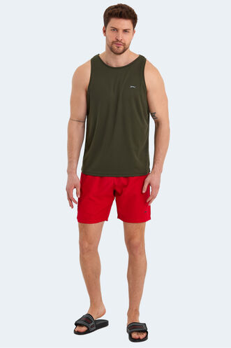 Slazenger RASMUS Men's Swim Shorts Red - Thumbnail