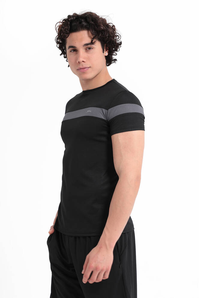 Slazenger RAST Men's Short Sleeve T-Shirt Black