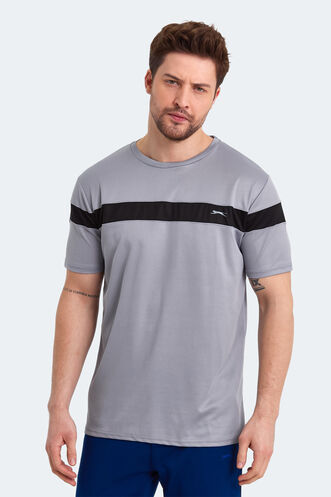 Slazenger - Slazenger RAST Men's Short Sleeve T-Shirt Light Grey