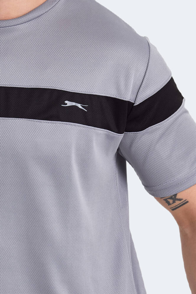 Slazenger RAST Men's Short Sleeve T-Shirt Light Grey