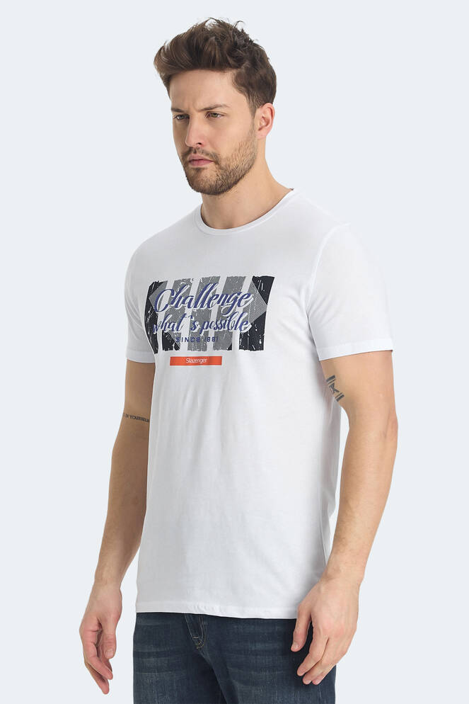Slazenger RATAN Erkek Tişört Beyaz