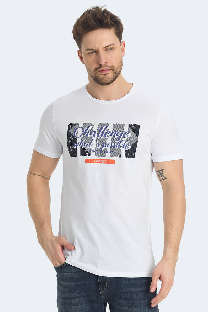 Slazenger RATAN Erkek Tişört Beyaz