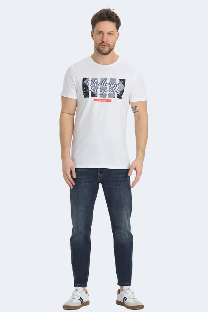 Slazenger RATAN Erkek Tişört Beyaz