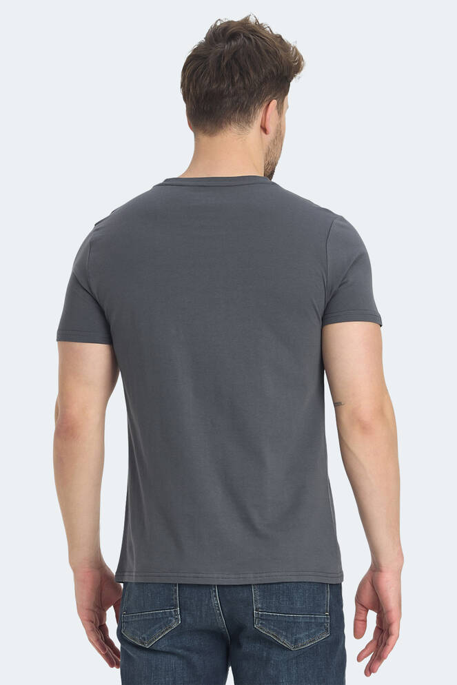 Slazenger RATAN Erkek Tişört Koyu Gri
