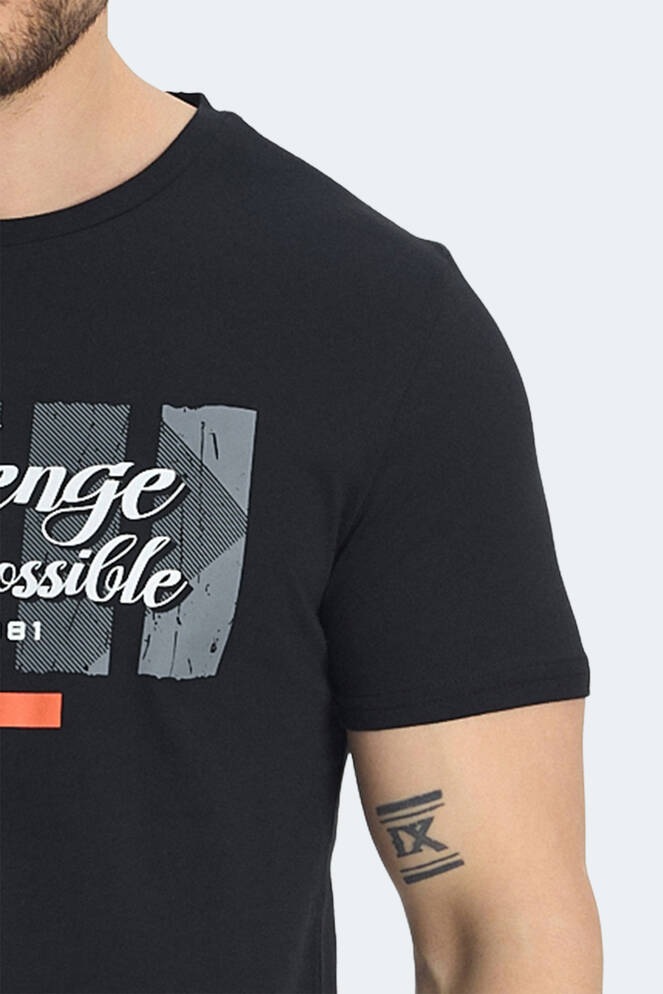 Slazenger RATAN Erkek Tişört Siyah