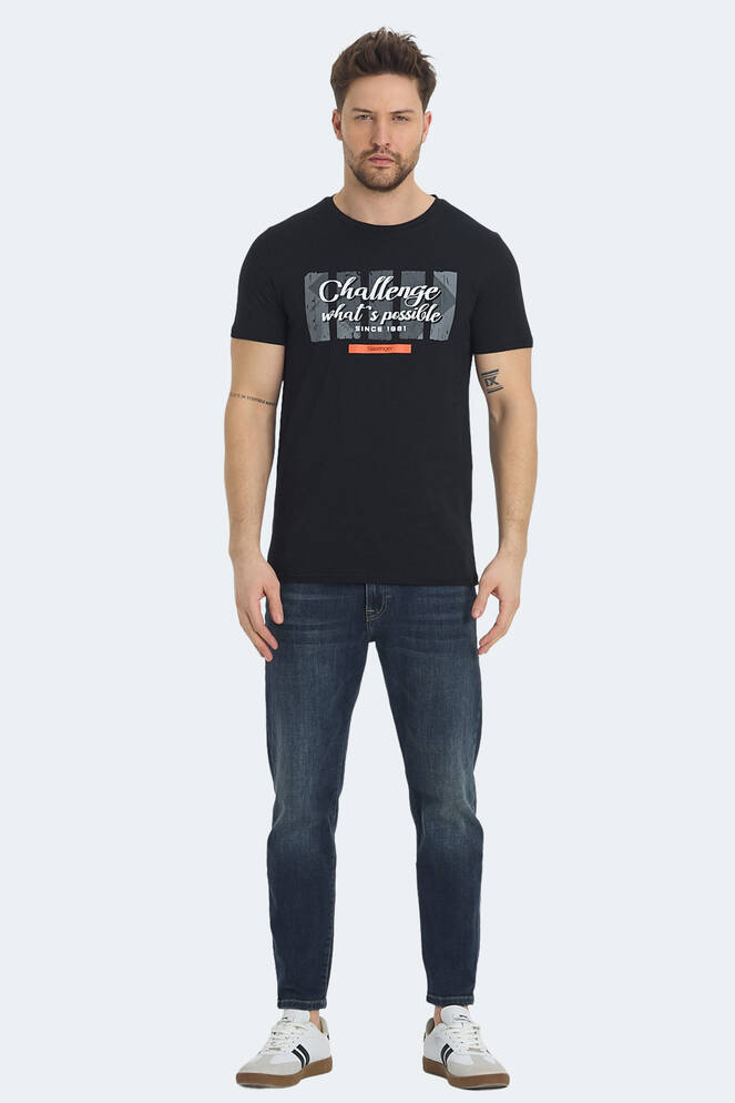 Slazenger RATAN Erkek Tişört Siyah