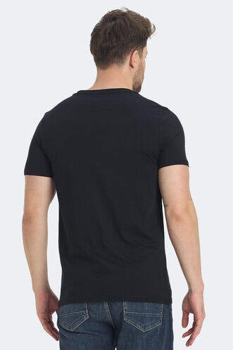 Slazenger RATAN Erkek Tişört Siyah - Thumbnail