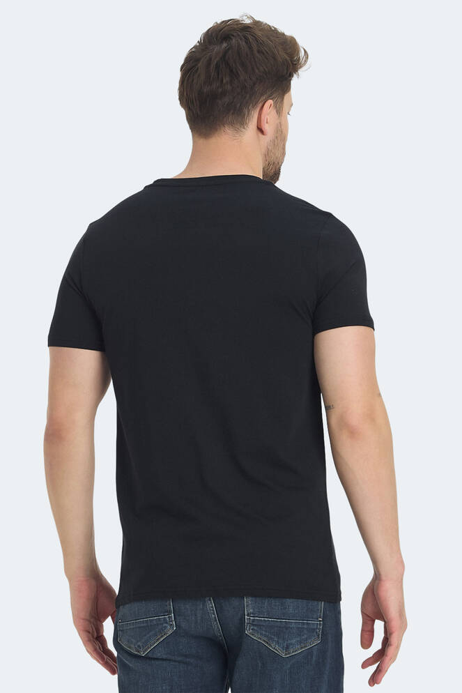 Slazenger RATAN Erkek Tişört Siyah