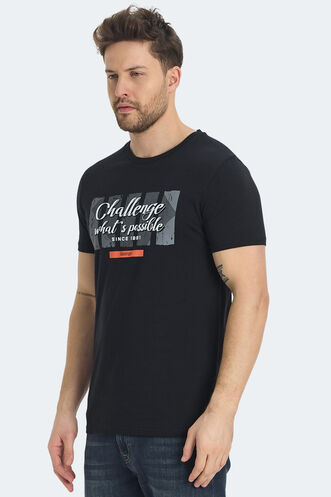 Slazenger RATAN Men's T-shirt Black - Thumbnail