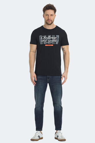 Slazenger RATAN Men's T-shirt Black - Thumbnail