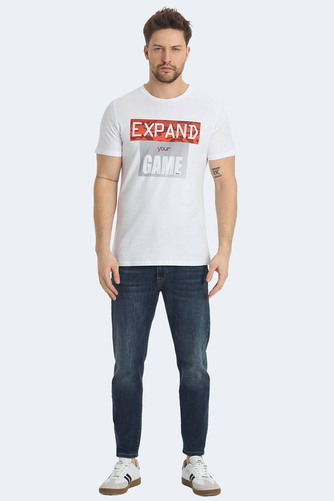 Slazenger RAVA Erkek Tişört Beyaz