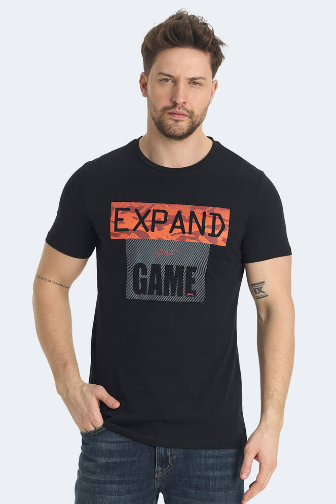 Slazenger RAVA Erkek Tişört Siyah