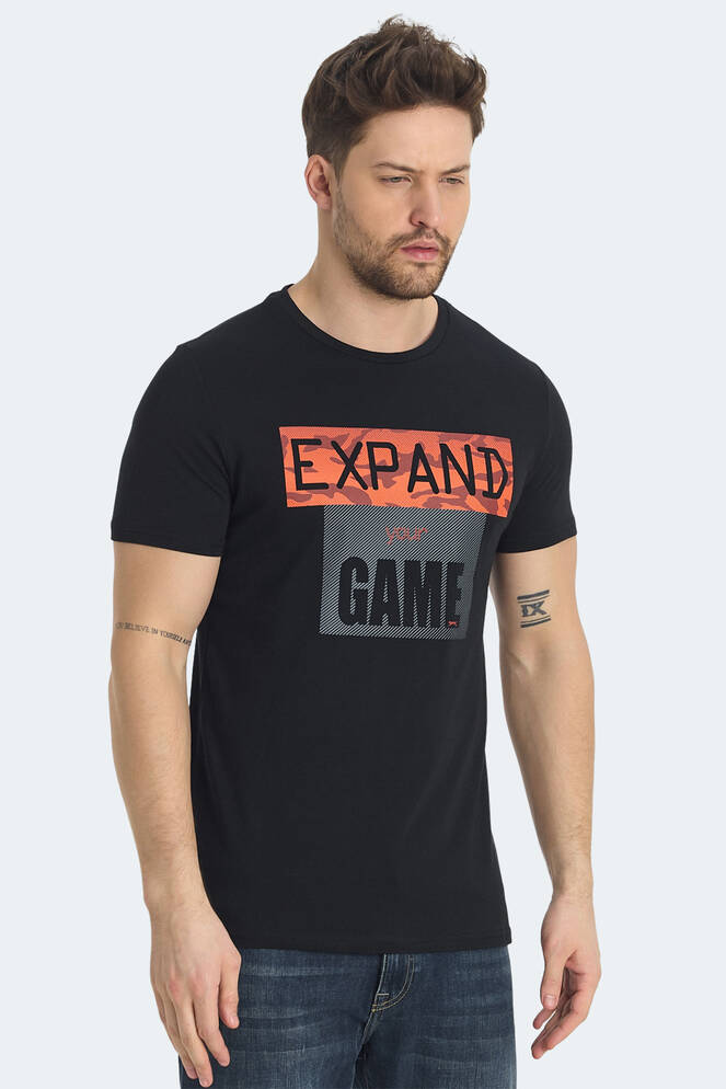 Slazenger RAVA Erkek Tişört Siyah