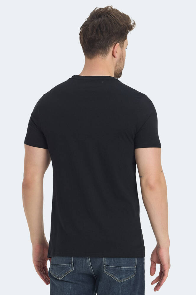 Slazenger RAVA Erkek Tişört Siyah