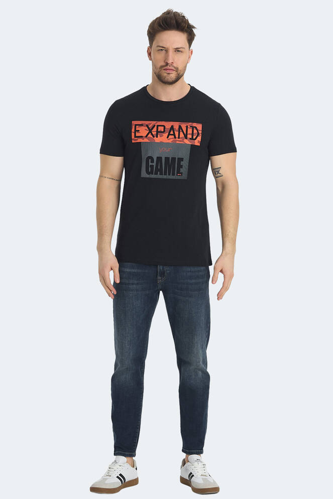 Slazenger RAVA Erkek Tişört Siyah
