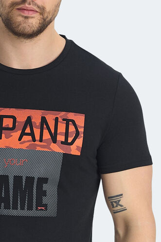 Slazenger RAVA Men's T-shirt Black - Thumbnail