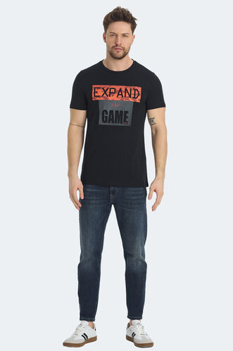 Slazenger RAVA Men's T-shirt Black - Thumbnail