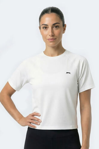 Slazenger RAVE Kadın Beyaz Tişört - Thumbnail