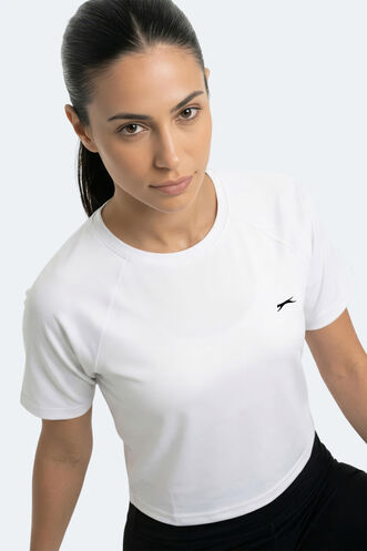 Slazenger RAVE Kadın Beyaz Tişört - Thumbnail
