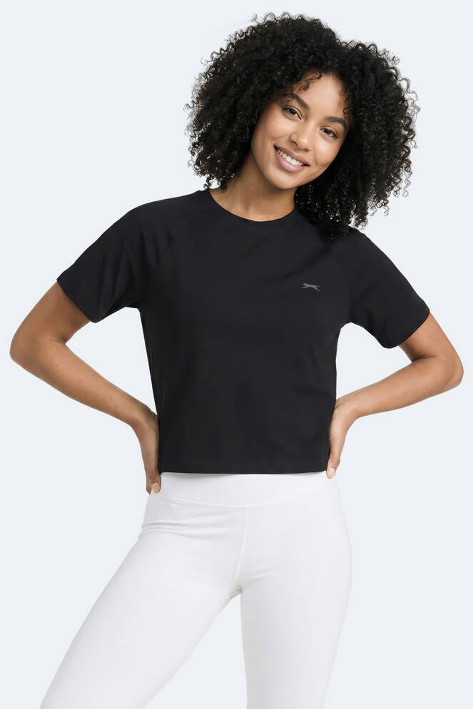 Slazenger RAVE Kadın Siyah Tişört
