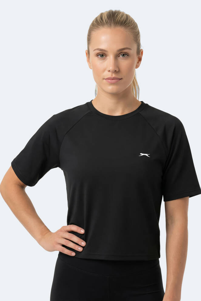 Slazenger RAVE Kadın Siyah Tişört