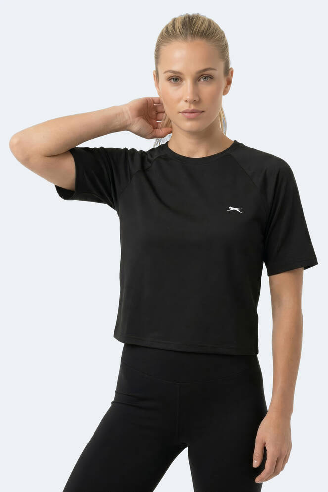 Slazenger RAVE Kadın Siyah Tişört
