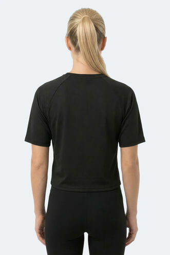 Slazenger RAVE Kadın Siyah Tişört - Thumbnail