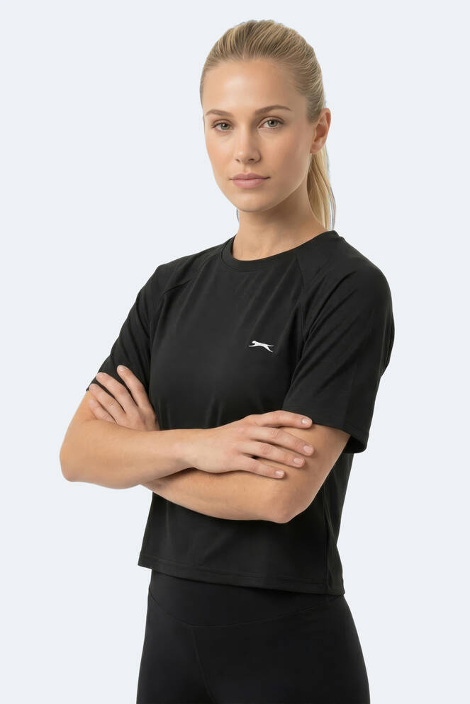 Slazenger RAVE Kadın Siyah Tişört