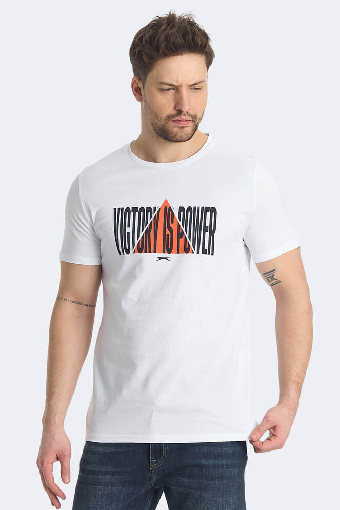 Slazenger RAVID Erkek Tişört Beyaz