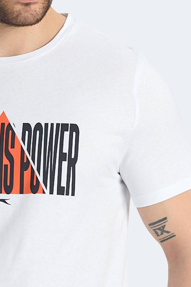 Slazenger RAVID Erkek Tişört Beyaz