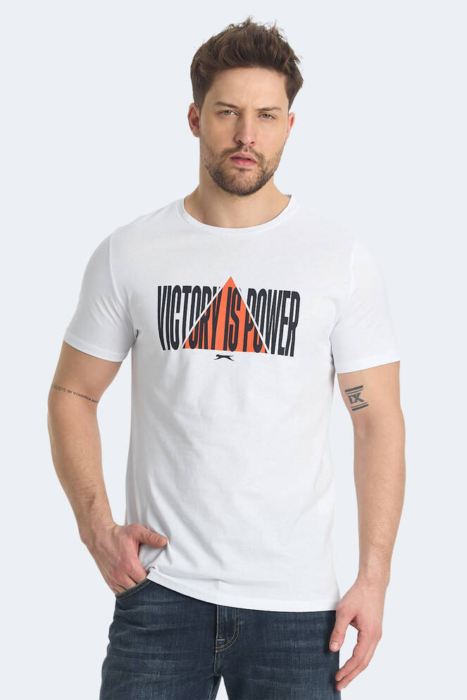 Slazenger RAVID Erkek Tişört Beyaz
