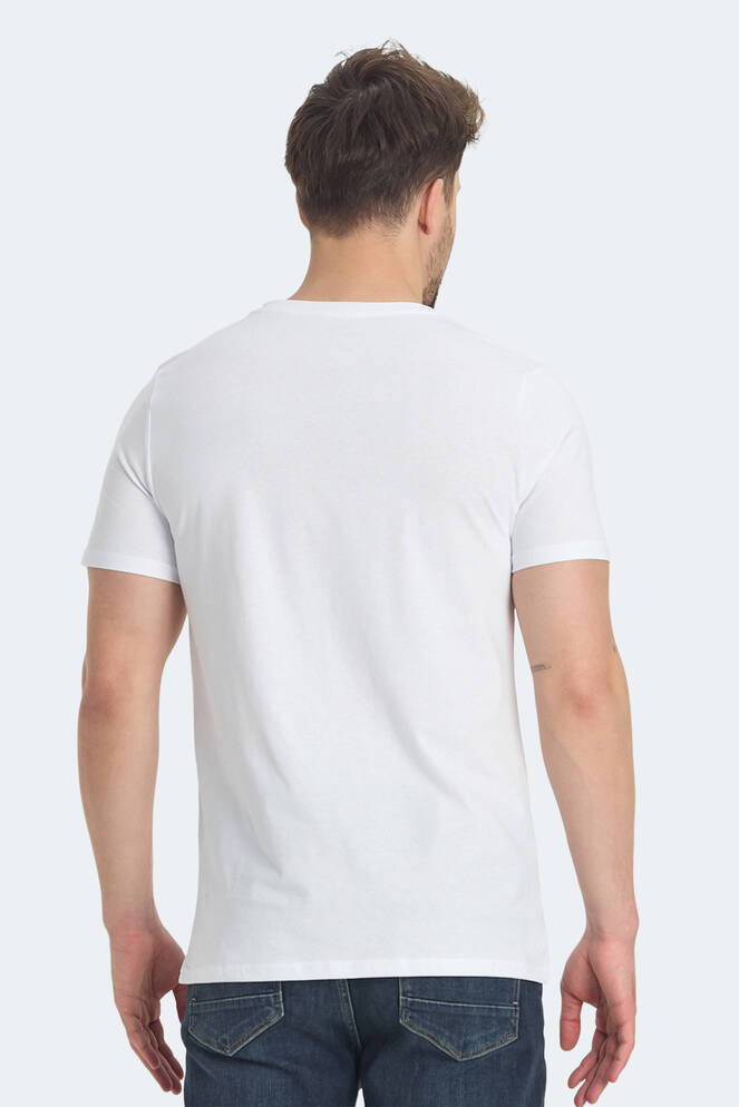 Slazenger RAVID Erkek Tişört Beyaz