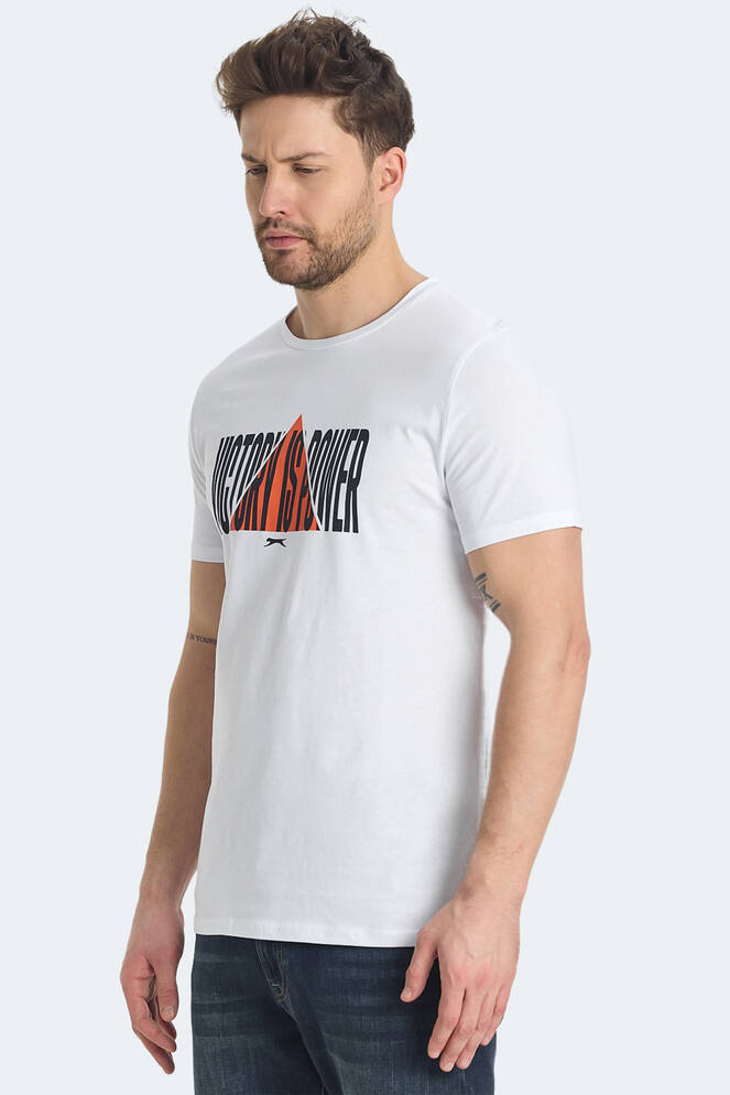 Slazenger RAVID Erkek Tişört Beyaz