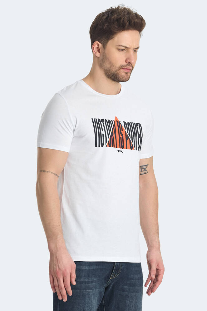 Slazenger RAVID Erkek Tişört Beyaz