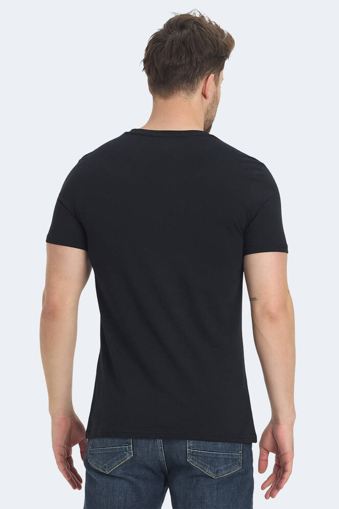 Slazenger RAVID Erkek Tişört Siyah